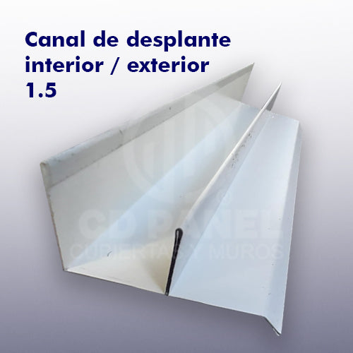 Moldura Canal de desplante interior / Exterior 1.5